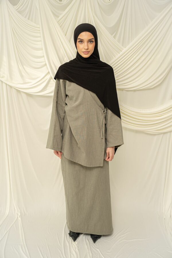 Ensemble Elaya – 100% lin - Kaki