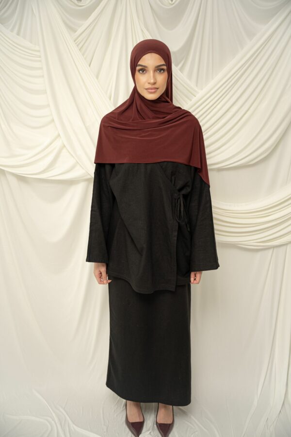 Ensemble Elaya – 100% lin - Noir