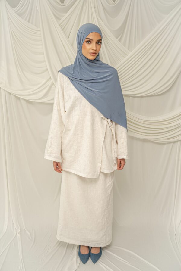 Ensemble Elaya – 100% lin - Blanc