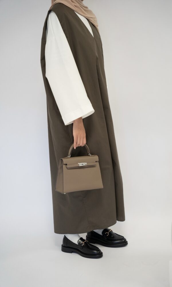 Robe Alba brun kaki – Image 3